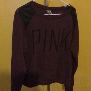PINK Crew Neck Sweat shirt